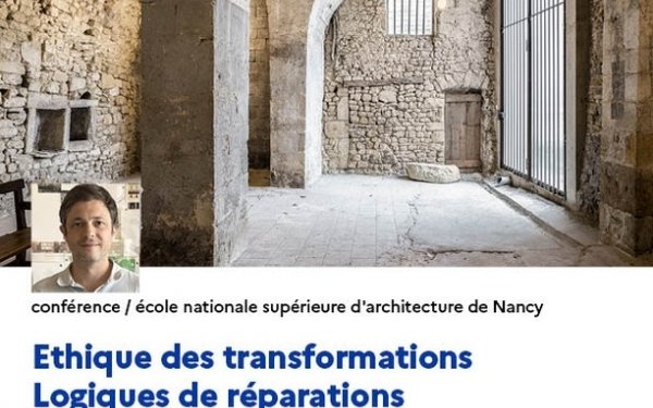 [Conférence] Éthique des transformations,
Logiques de réparation
Boris Bouchet – architecte-enseignant
📅MARDI 5 NOVEMBRE 2024 / 18H
💡Boris Bouchet et son équipe pensent l'architecture comme le résultat de l'évolution de milieux complexes, villes denses, espaces agricoles, suburbains, naturels. La singularité des formes, la remise en cause des processus de fabrication des paysages, l'invention de nouvelles économies de projet, le sens donné à la mise en oeuvre de la matière sont quelques-uns des thèmes de recherches récurrents de sa pratique 
🔎https://www.nancy.archi.fr/fr/conference-boris-bouchet_-e.html
@borisbouchetarchitecte #teamarchi #ecolearchi #ecolearchitecture #ecolearchinancy #enseignementsuperieur #hmonp