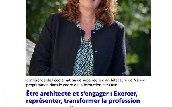 CONFÉRENCE / MER. 11 FEV. 18H
Être architecte et s’engager : Exercer, représenter, transformer la profession
Par Laure-Anne Geoffroy Duprez, Architecte, Présidente de l’UNSFA
Conférence programmée dans le cadre de la formation HMONP (Responsables de la formation : F. Ambert et J. Biganzoli, architectes DPLG).
Conférence ouverte au public.
@laureannedup #architects #architecture #architecte #conférence #ecolearchinancy