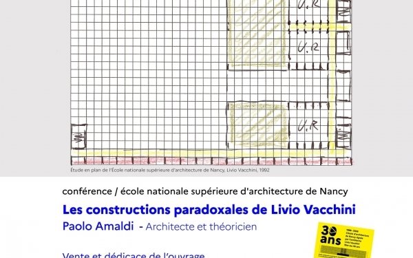 CONFÉRENCE / MER. 1er AVRIL - 18H
Les constructions paradoxales de Livio Vacchini
Par Paolo Amaldi, architecte et théoricien
L'objectif de cette présentation est de revisiter le sens de l'oeuvre de Livio Vacchini en s'appuyant d'un côté sur la genèse des projets au travers des documents d'archives et, de l'autre, sur de nombreux témoignages de collaborateurs et collègues qui l'ont croisé. L'idée est de dégager le portrait intellectuel d'un protagoniste majeur de l'architecture du XXe siècle en l'inscrivant dans l'environnement culturel et architectural du Tessin à partir des années 1970.
L'ambition est de renverser l'image monolithique de Vacchini en contrant l'idée selon laquelle ses édifices seraient, par leur aspect essentiel, voire schématique, la transcription ou la traduction d'idées ou de notions claires, ou le résultat de logiques constructives cohérentes. Les bâtiments de Vacchini apparaitront, bien au contraire comme des objets problématiques et paradoxaux dont l'évidence de la forme, telle qu'elle apparaît initialement, se dissout dès que commence l'expérience que nous en faisons.
Le livre de Paolo Amaldi édité par Mendrisio Academy Press et Caryatide et qui sera présenté à l'occasion de cette conférence est précédé d'une préface de Joseph Abram et d'une introduction de Nicola Navone.
#conference #architecture #liviovachinni #ecolearchitecture #ecolearchinancy
